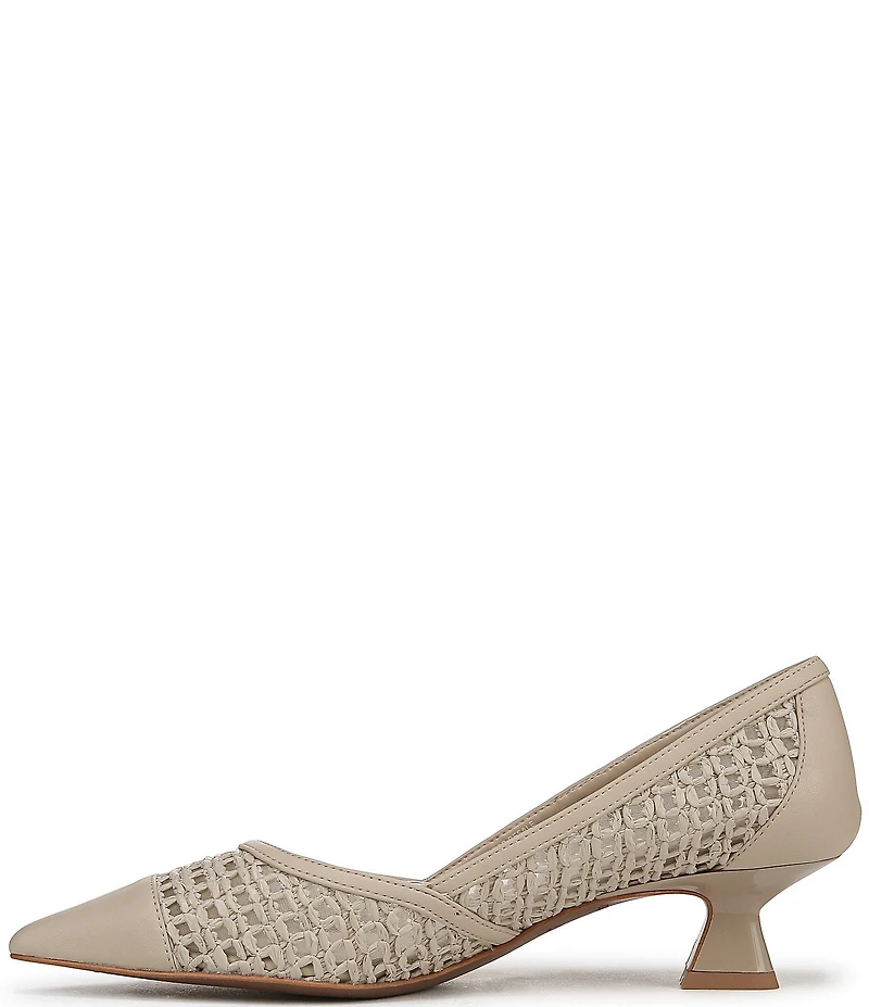 Franco Sarto Darcy Woven Kitten Heel Pumps