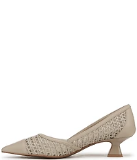 Franco Sarto Darcy Woven Kitten Heel Pumps