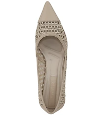 Franco Sarto Darcy Woven Kitten Heel Pumps
