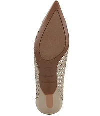 Franco Sarto Darcy Woven Kitten Heel Pumps