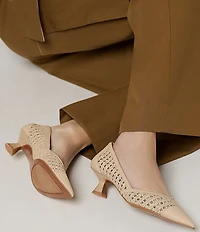 Franco Sarto Darcy Woven Kitten Heel Pumps