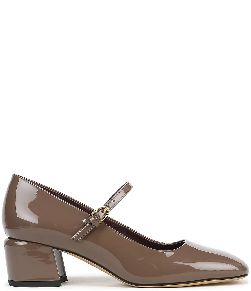 Franco Sarto Davi Patent Block Heel Mary Jane Pumps