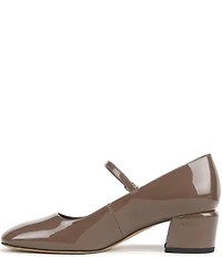 Franco Sarto Davi Patent Block Heel Mary Jane Pumps