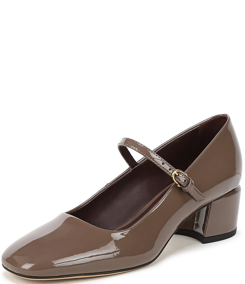 Franco Sarto Davi Patent Block Heel Mary Jane Pumps