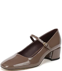 Franco Sarto Davi Patent Block Heel Mary Jane Pumps