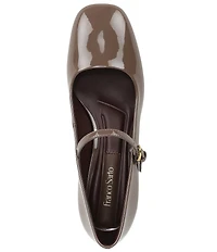Franco Sarto Davi Patent Block Heel Mary Jane Pumps