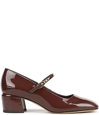 Franco Sarto Davi Patent Block Heel Mary Jane Pumps
