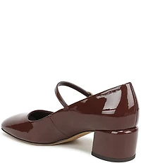 Franco Sarto Davi Patent Block Heel Mary Jane Pumps