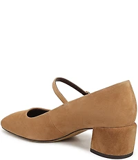 Franco Sarto Davi Suede Block Heel Mary Jane Pumps