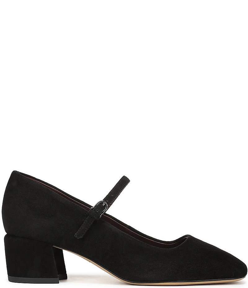 Franco Sarto Davi Suede Block Heel Mary Jane Pumps