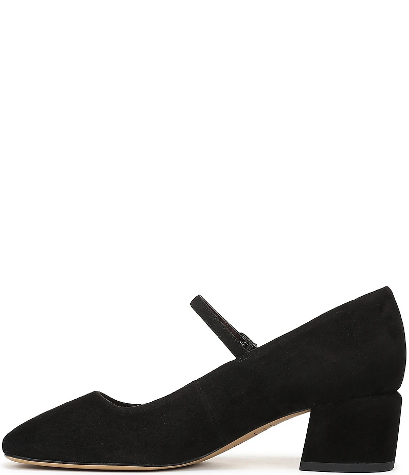 Franco Sarto Davi Suede Block Heel Mary Jane Pumps