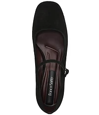 Franco Sarto Davi Suede Block Heel Mary Jane Pumps
