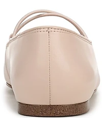 Franco Sarto Delira Leather Crossover Stretch Band Ballet Flats