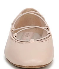 Franco Sarto Delira Leather Crossover Stretch Band Ballet Flats