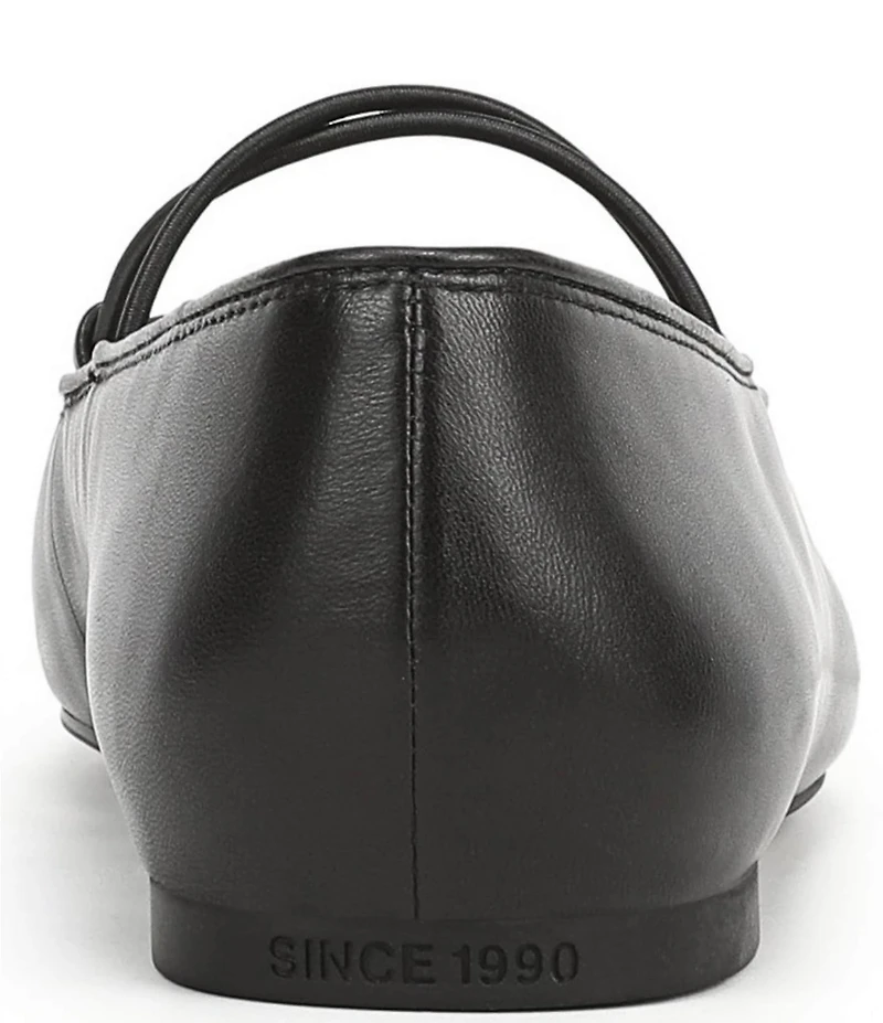 Franco Sarto Delira Leather Crossover Stretch Band Ballet Flats