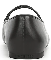 Franco Sarto Delira Leather Crossover Stretch Band Ballet Flats