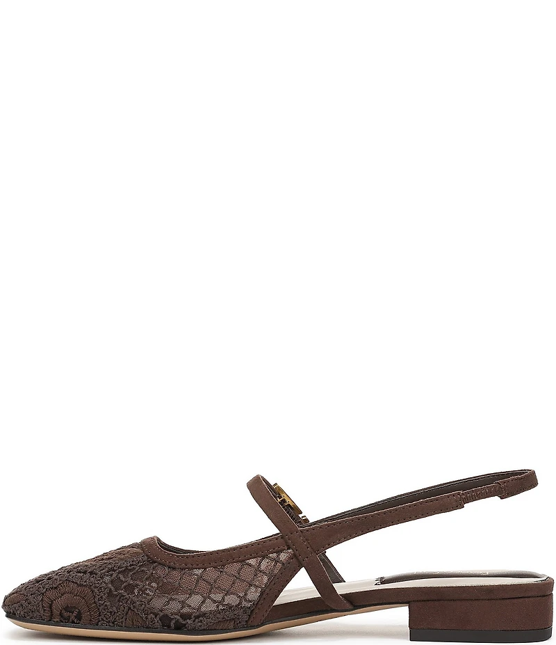 Franco Sarto Destin 4 Lace Mary Jane Slingback Flats