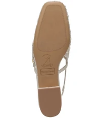 Franco Sarto Destin 4 Lace Mary Jane Slingback Flats