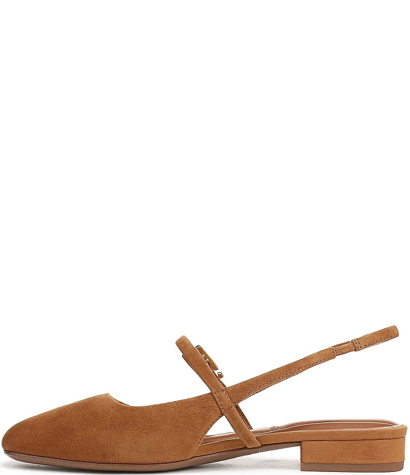 Franco Sarto Destin Suede Slingback Mary Jane Flats