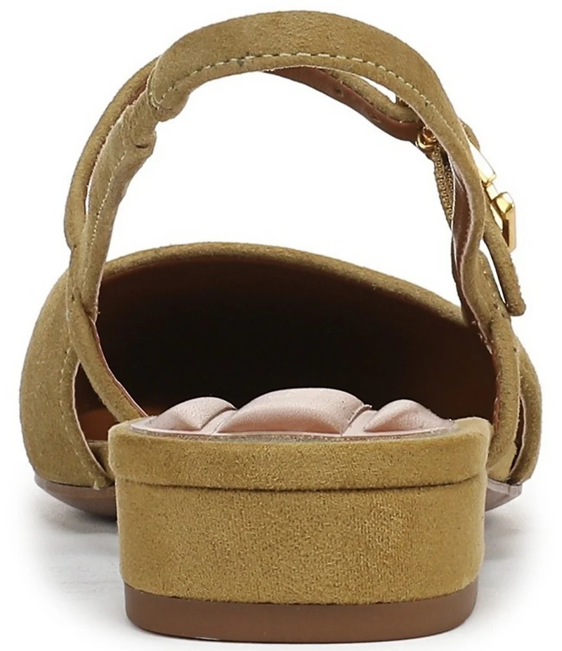 Franco Sarto Destin Suede Slingback Mary Jane Flats