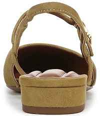 Franco Sarto Destin Suede Slingback Mary Jane Flats