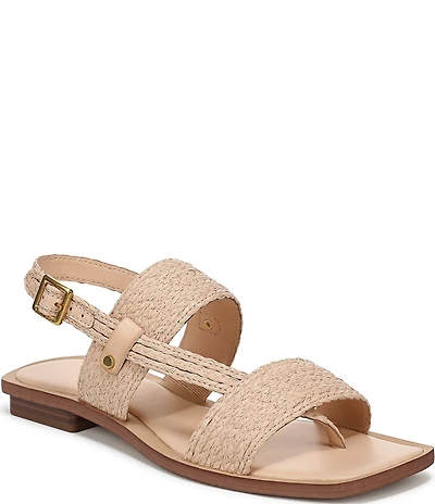 Franco Sarto Enrica 2 Raffia Thong Sandals