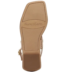 Franco Sarto Enrica 2 Raffia Thong Sandals