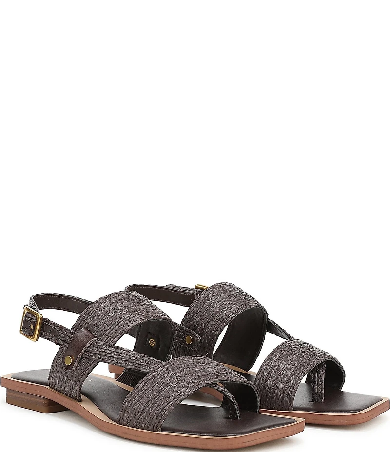 Franco Sarto Enrica 2 Raffia Thong Sandals