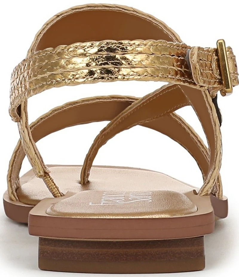 Franco Sarto Enrica 2 Raffia Thong Sandals