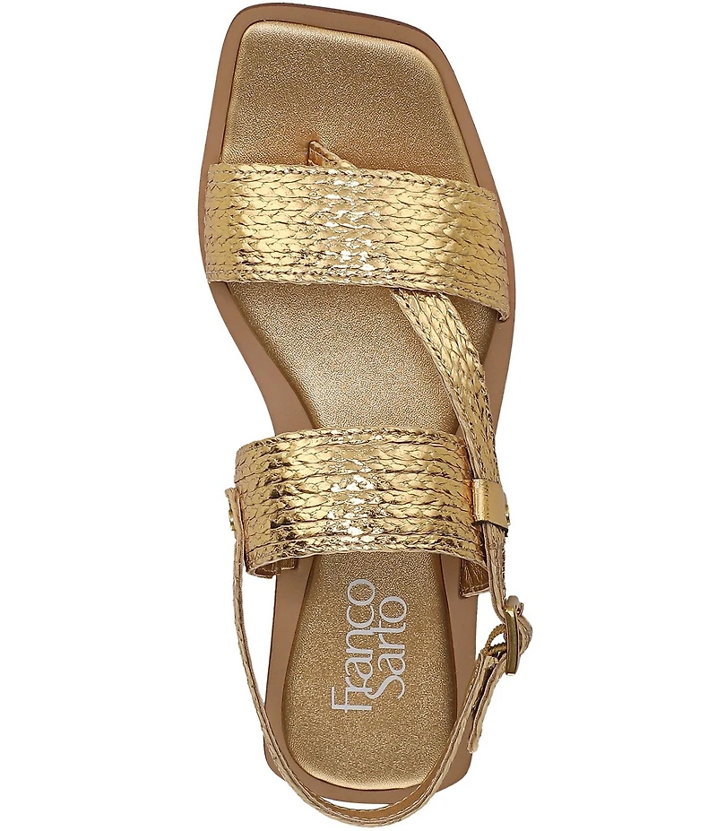 Franco Sarto Enrica 2 Raffia Thong Sandals