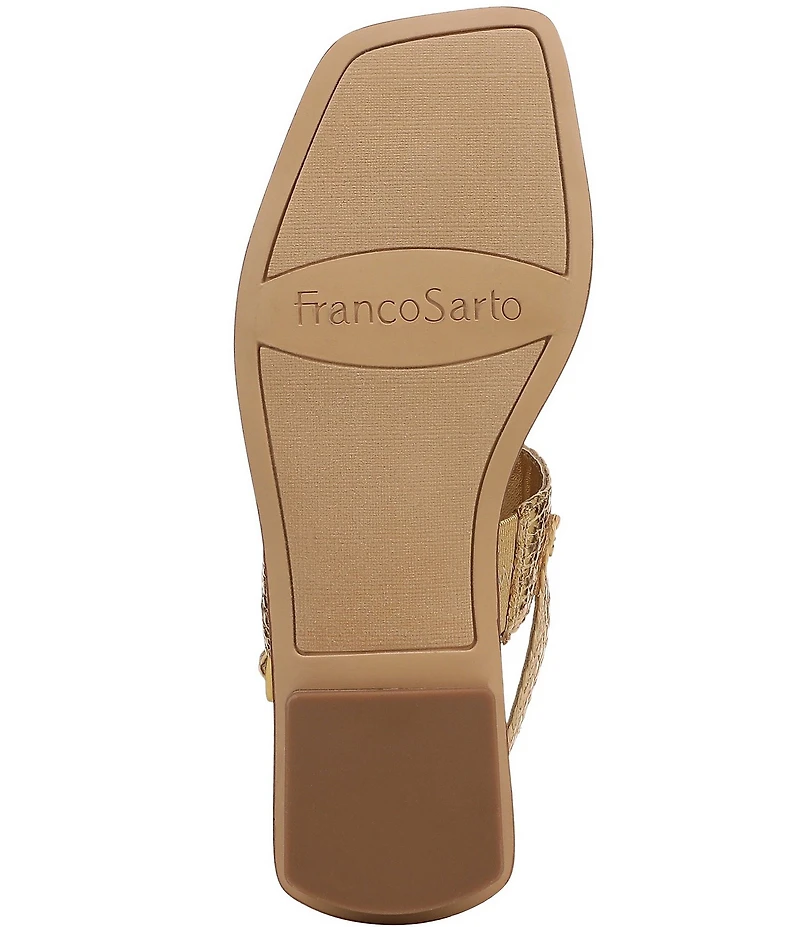 Franco Sarto Enrica 2 Raffia Thong Sandals