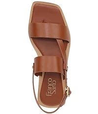 Franco Sarto Enrica Leather Thong Sandals