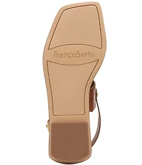 Franco Sarto Enrica Leather Thong Sandals