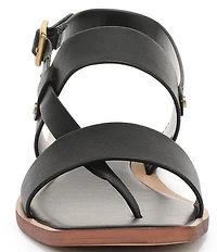 Franco Sarto Enrica Leather Thong Sandals