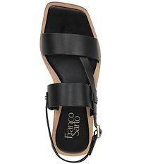Franco Sarto Enrica Leather Thong Sandals