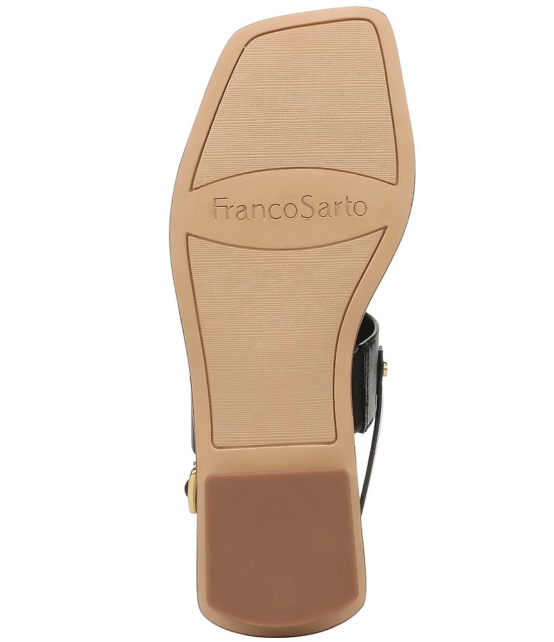 Franco Sarto Enrica Leather Thong Sandals