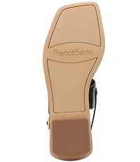 Franco Sarto Enrica Leather Thong Sandals