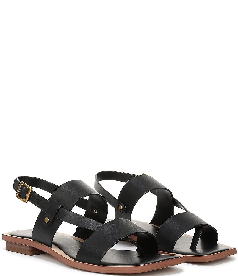Franco Sarto Enrica Leather Thong Sandals