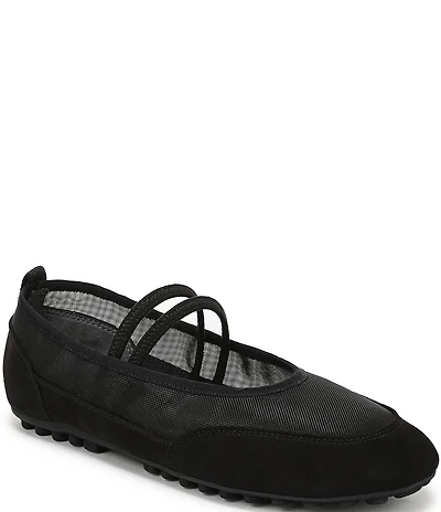 Franco Sarto Fietta Mesh Triple Band Ballet Flats
