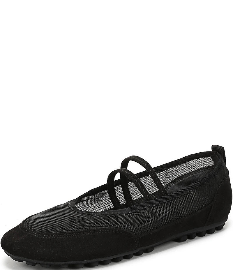 Franco Sarto Fietta Mesh Triple Band Ballet Flats