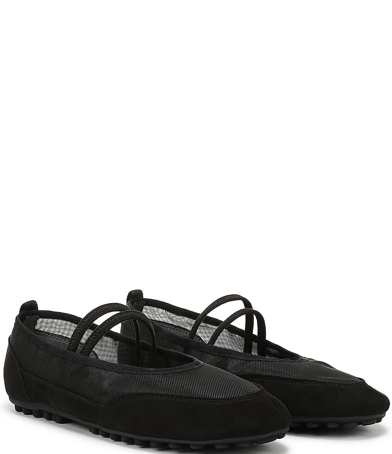 Franco Sarto Fietta Mesh Triple Band Ballet Flats