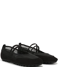 Franco Sarto Fietta Mesh Triple Band Ballet Flats