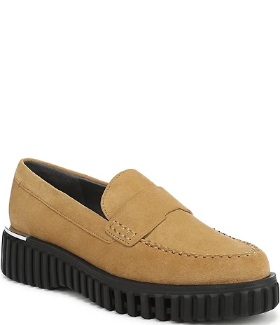 Franco Sarto Flex Roma Suede Loafers
