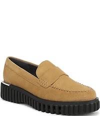 Franco Sarto Flex Roma Suede Loafers
