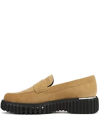 Franco Sarto Flex Roma Suede Loafers