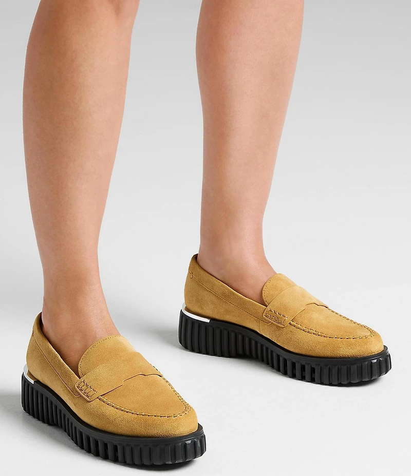 Franco Sarto Flex Roma Suede Loafers