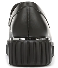 Franco Sarto Flex Roma 2 Leather Leopard Print Calf Hair Loafers