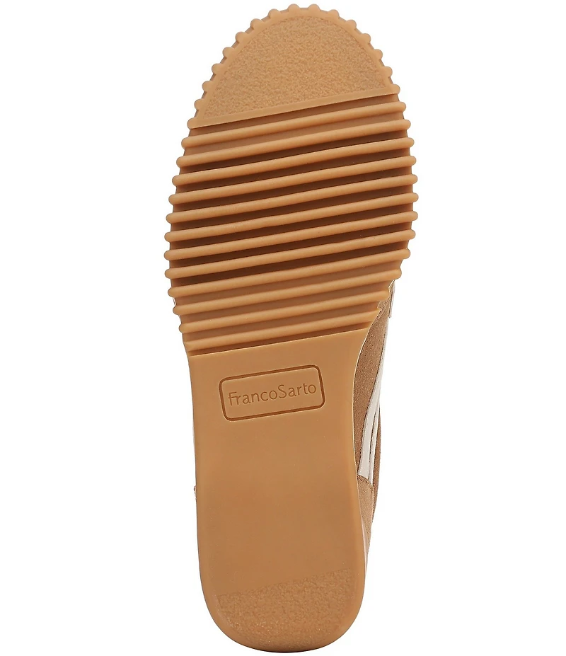 Franco Sarto Flex Sienna Suede Gum Sole Sneakers