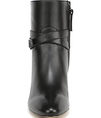 Franco Sarto Flexa Caden Leather Block Heel Booties