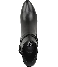 Franco Sarto Flexa Caden Leather Block Heel Booties